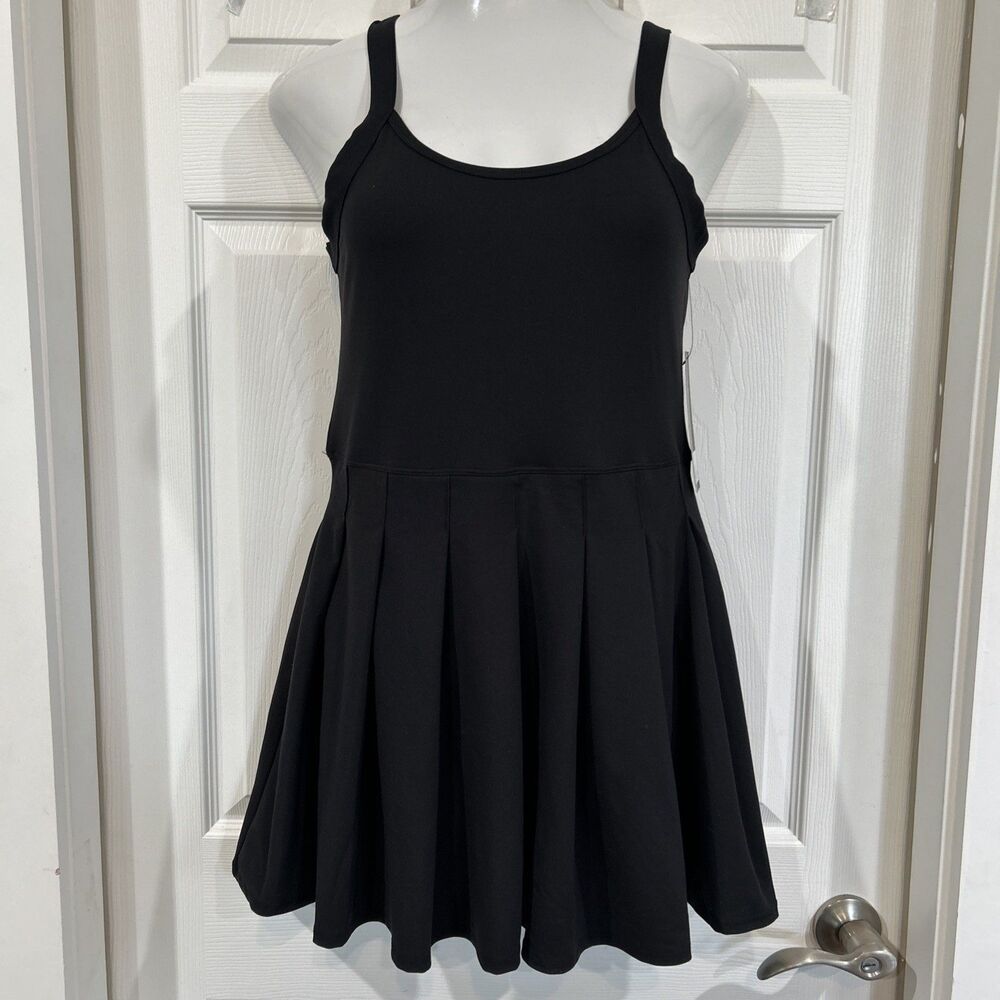 Velocity Nude Tech Black Stretch One and Done Dress Skort Undershorts Women's XL